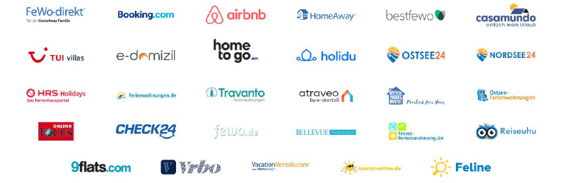 Logos von Partner-Portalen